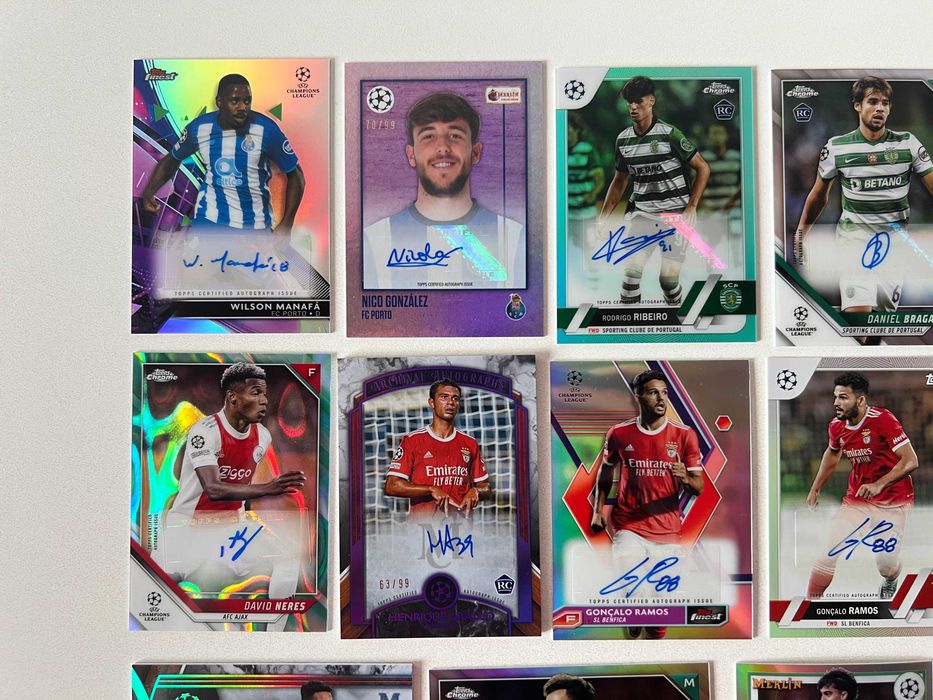 Cartas Topps Panini Auto