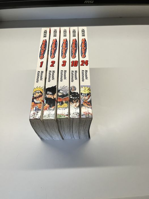 Mangá Naruto 1,2,3,10,24