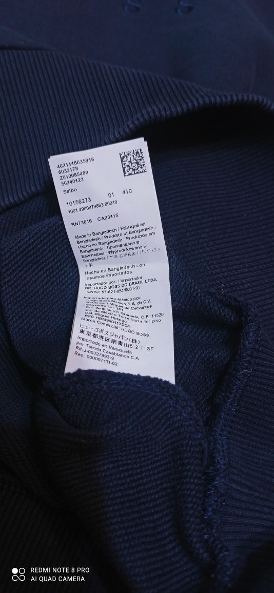 Hugo Boss oryginalna granatowa bluza  rozmiar  S, M