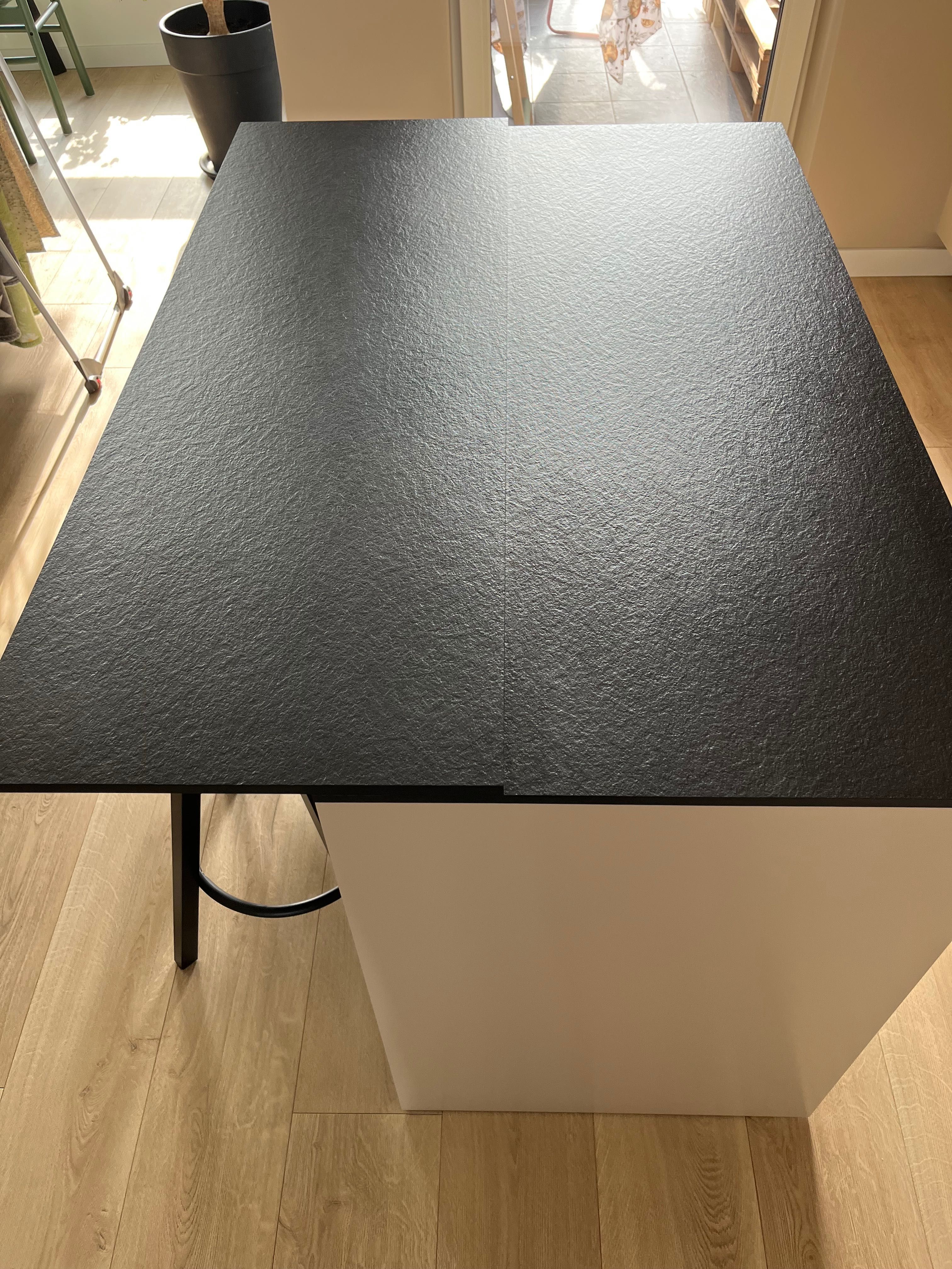 Blat kompaktowy Black Stone 400C Biurostyl - dwa małe kawałki