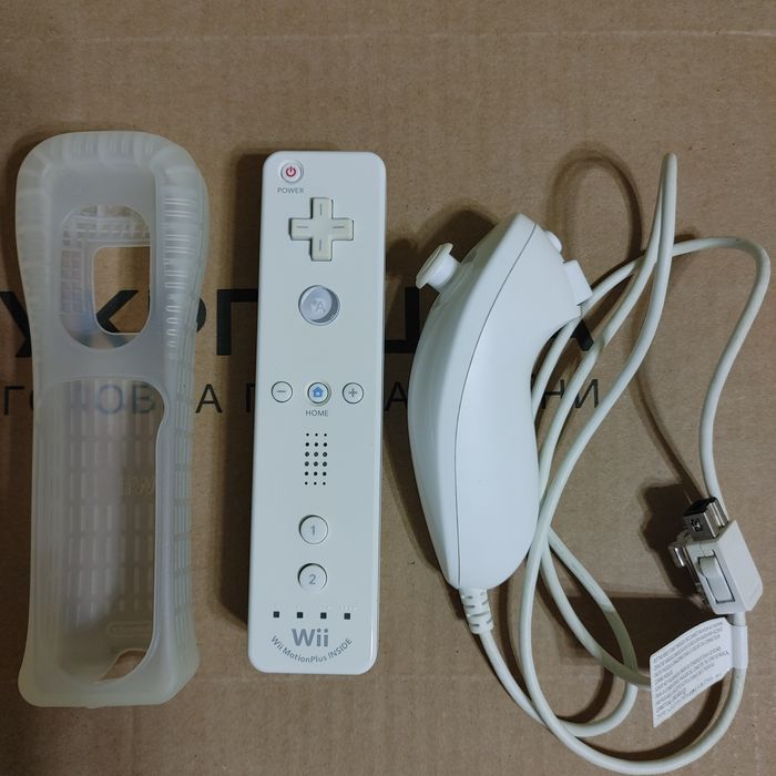 Nintendo Wii remote motion PLUS INSIDE +nunchuk для Wii,Wii mini,Wii U
