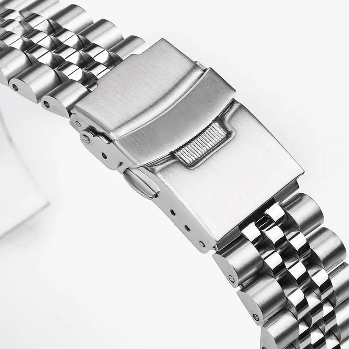 Bracelete aço maciço 20mm Seiko Citizen Omega Certina Hamilton