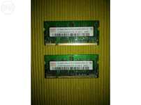 Memória ram 2x512mb, origem mac