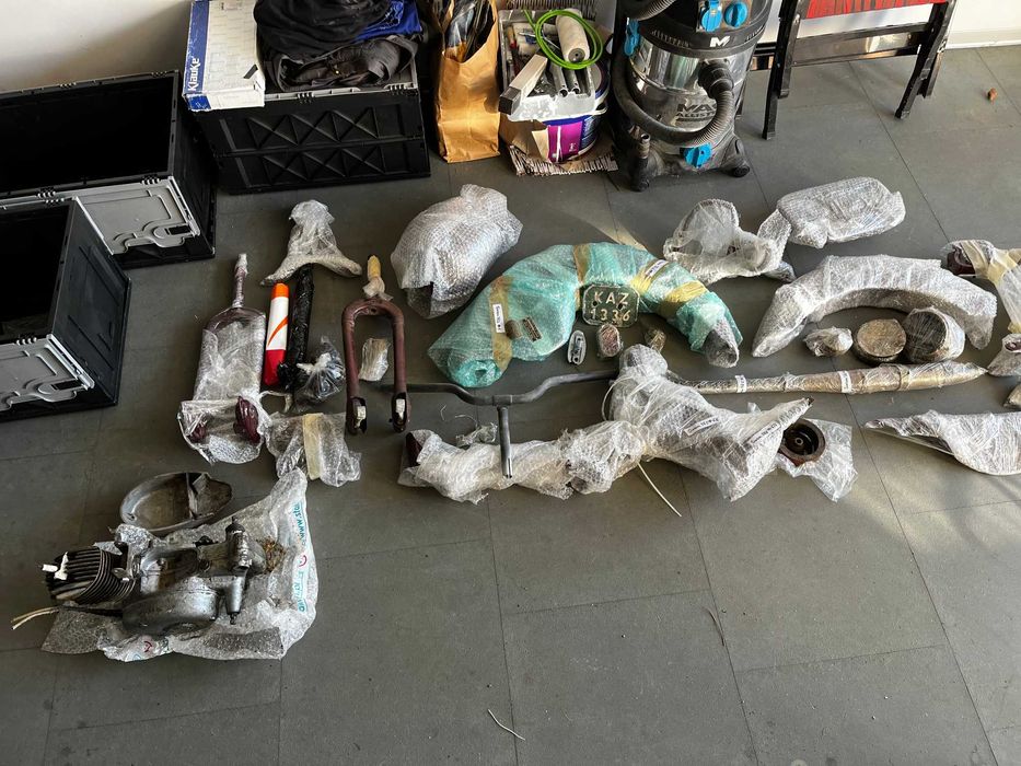 SIMSON SR2 - 1958 - rej. Na zabytek lub na czesci- całość.