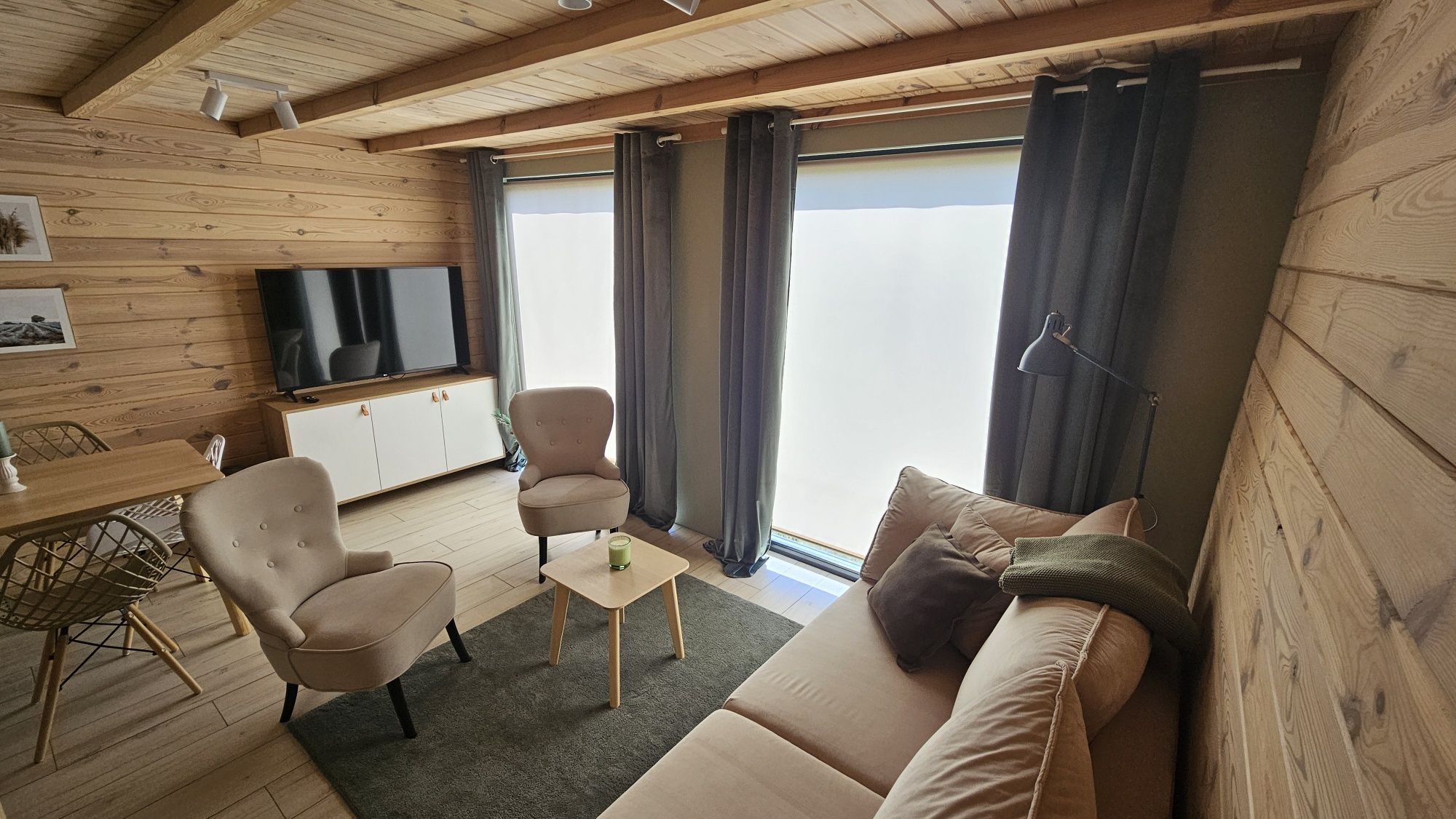Nowoczesne domki całoroczne „Dwie Sosny" Mazury