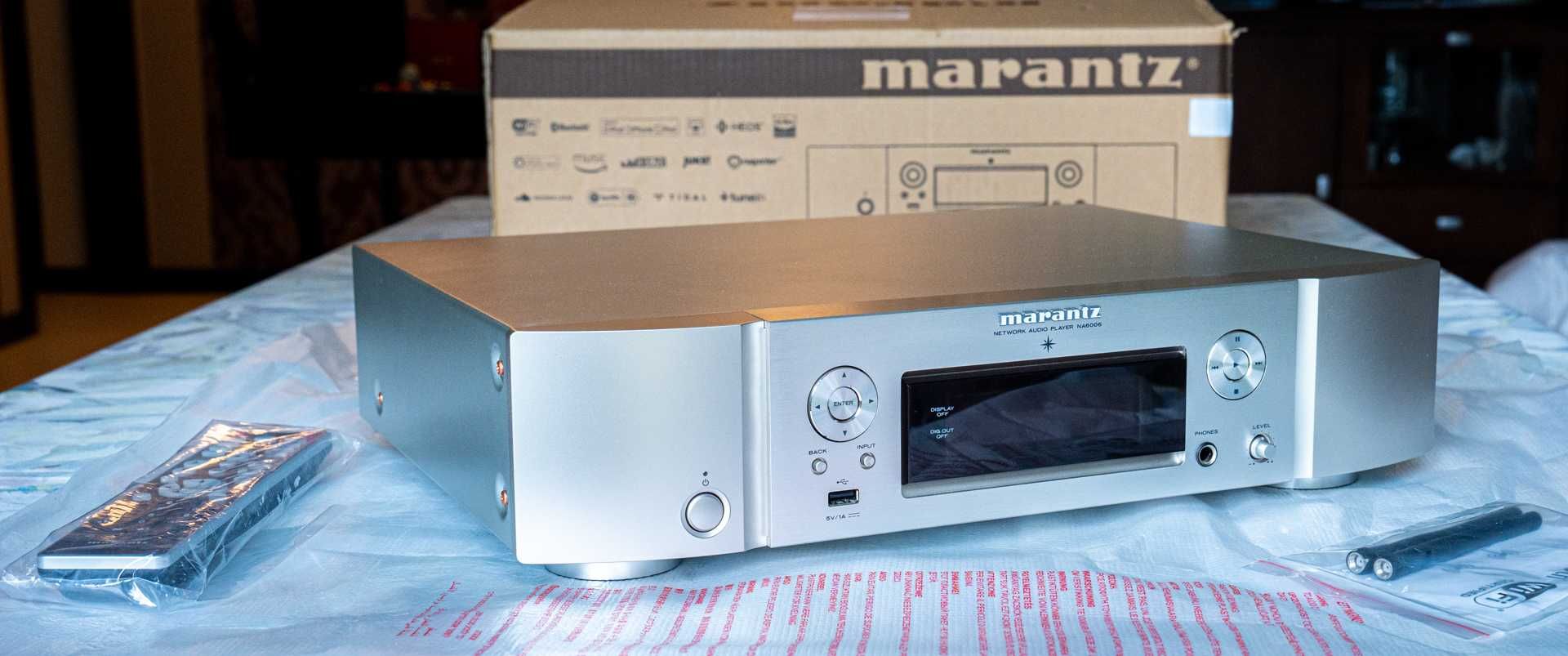 Odtwarzacz sieciowy Marantz NA6006SG WiFi Spotify Tidal HiFi Heos