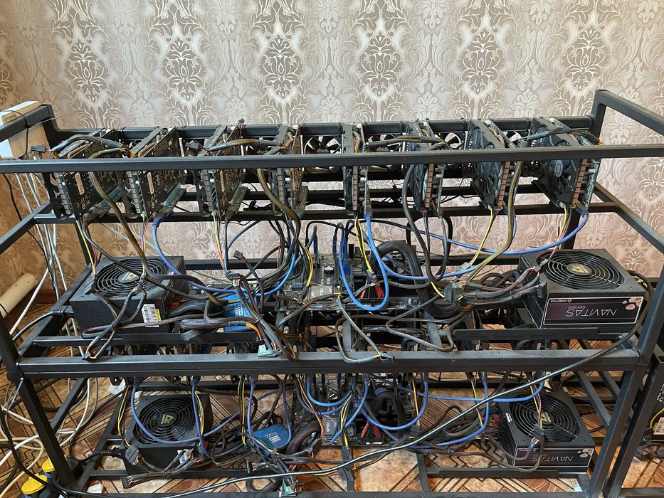 Продам ферму, риг, видеокарту, майнинг