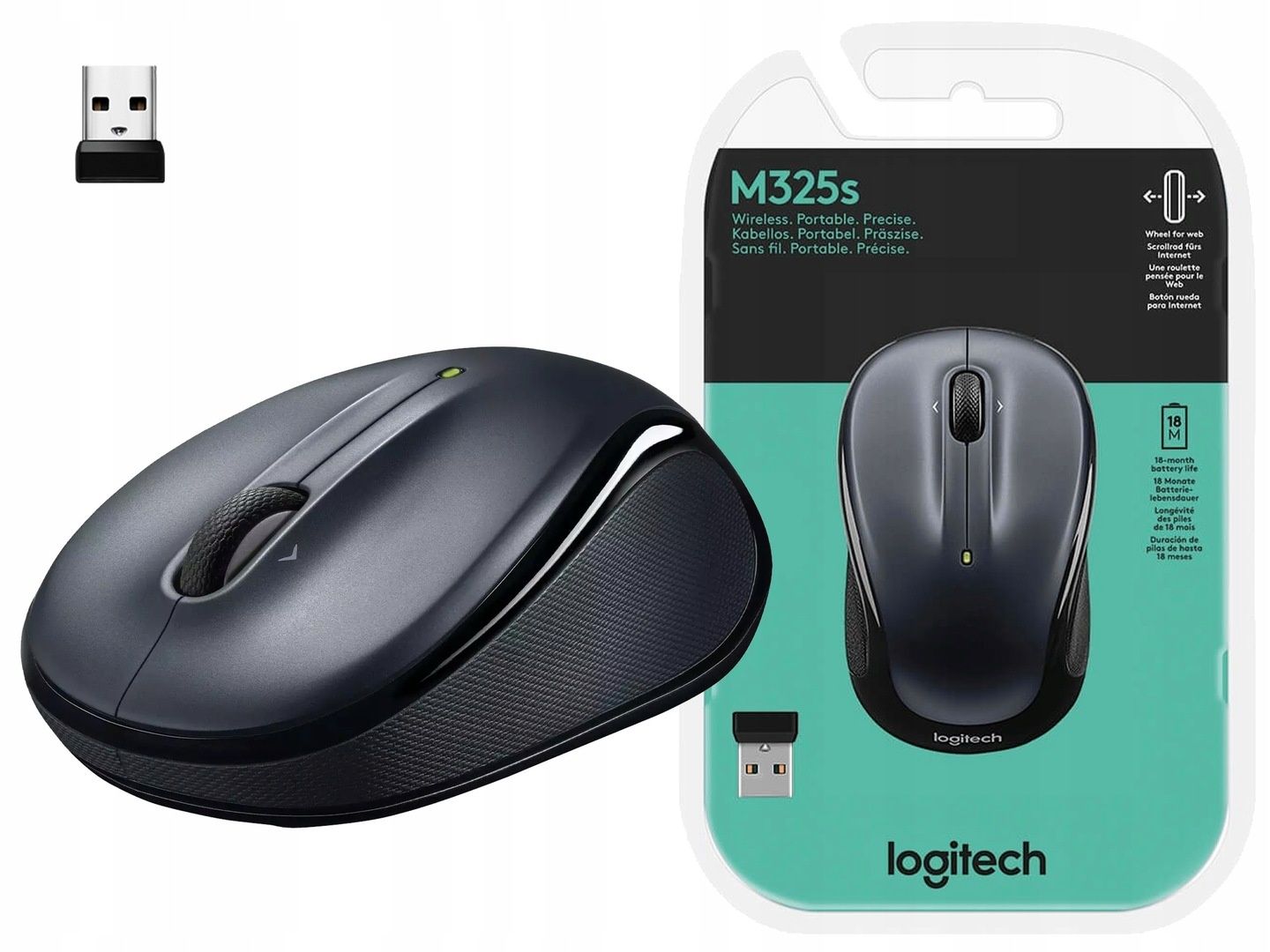Миша Logitech M325s графіт