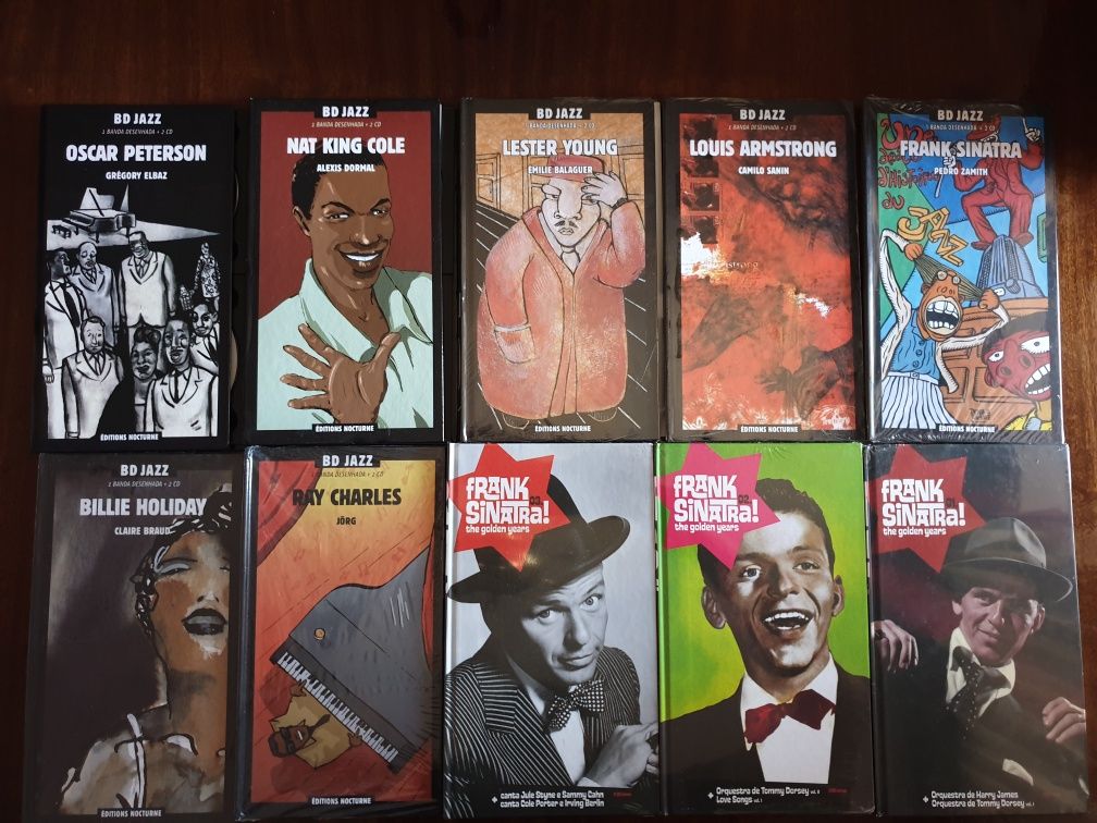 Frank Sinatra! Colecção BD Jazz e The Golden Years NOVO - JN CD Livro