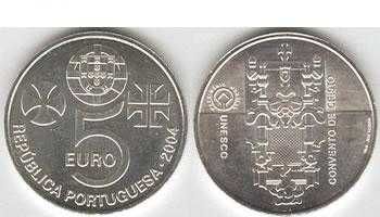 Portugal Moedas comemorativas 5 euros  todas desde 2003 UNC