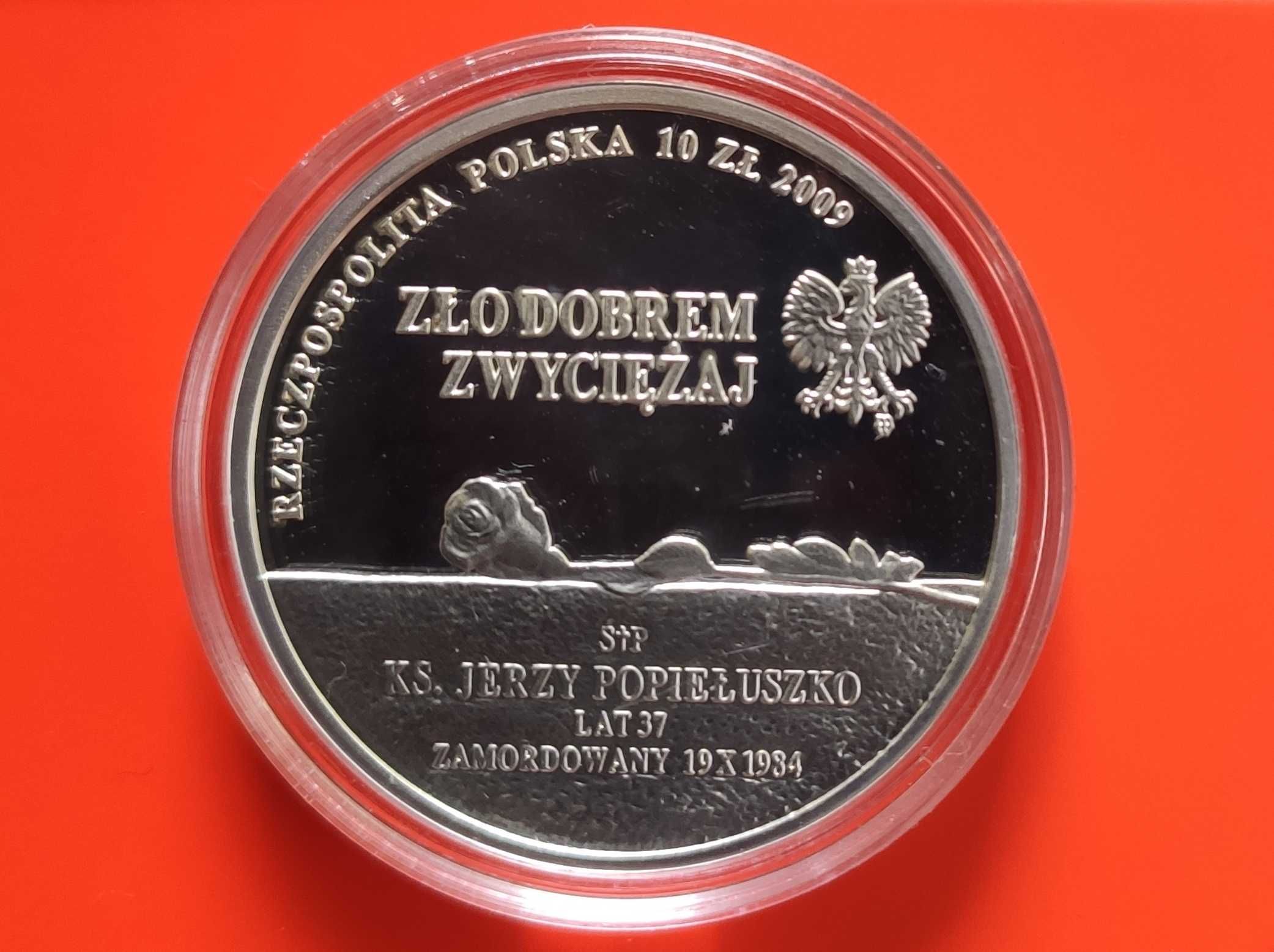 Moneta okolicznościowa - KS.Jerzy Popiełuszko