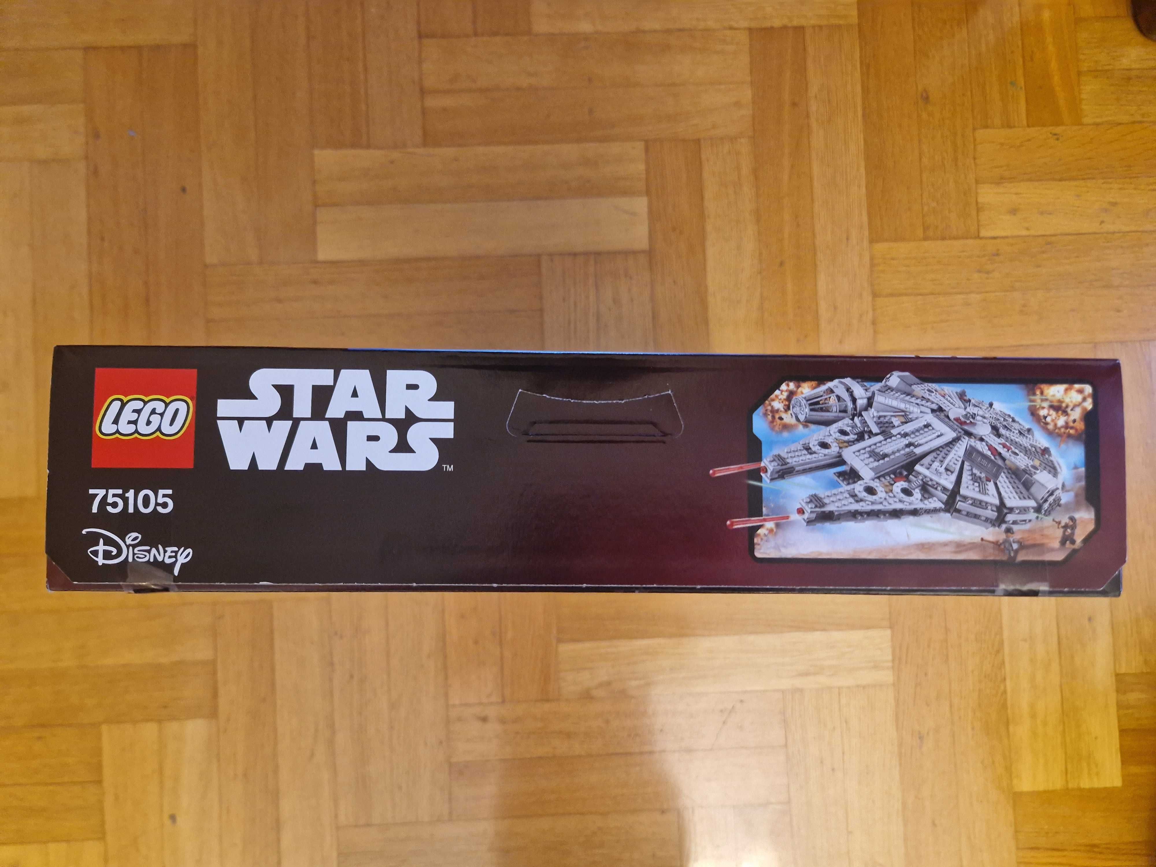 Klocki LEGO 75105 Millennium Falcon, Sokół Millenium z BB8. Unikat!