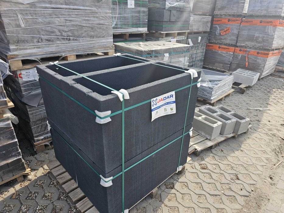 Donica betonowa DUŻA 100x50x50 Jadar bez dna!