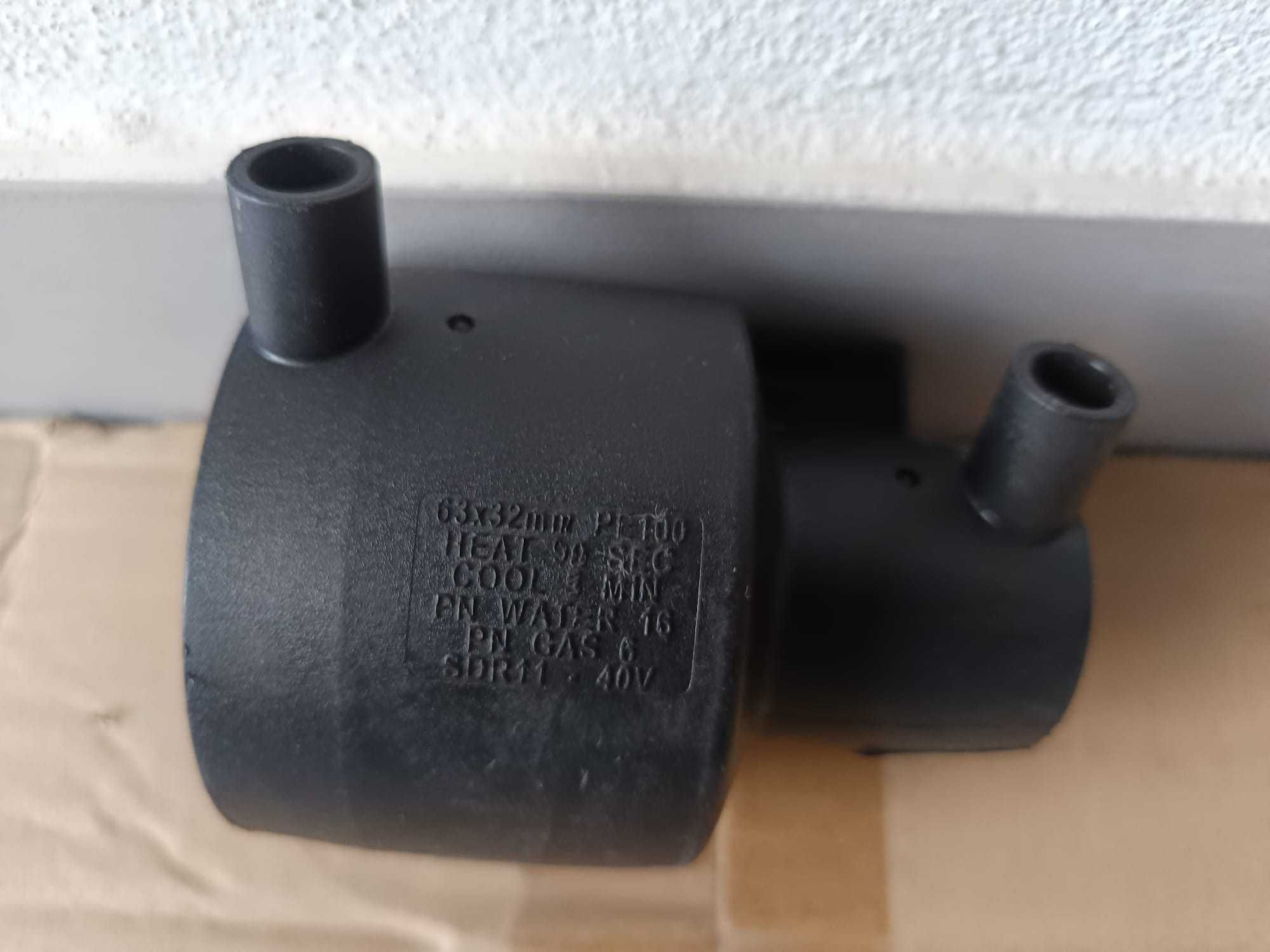 Diversos acessórios eletrosoldadura PE