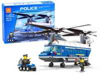Konstrukcyjne Helikopter klocki Policja police  427 ele  niczym lego