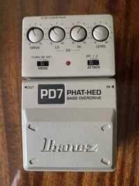 Ibanez PD7 Phat Hed Bass Overdrive / Distortion