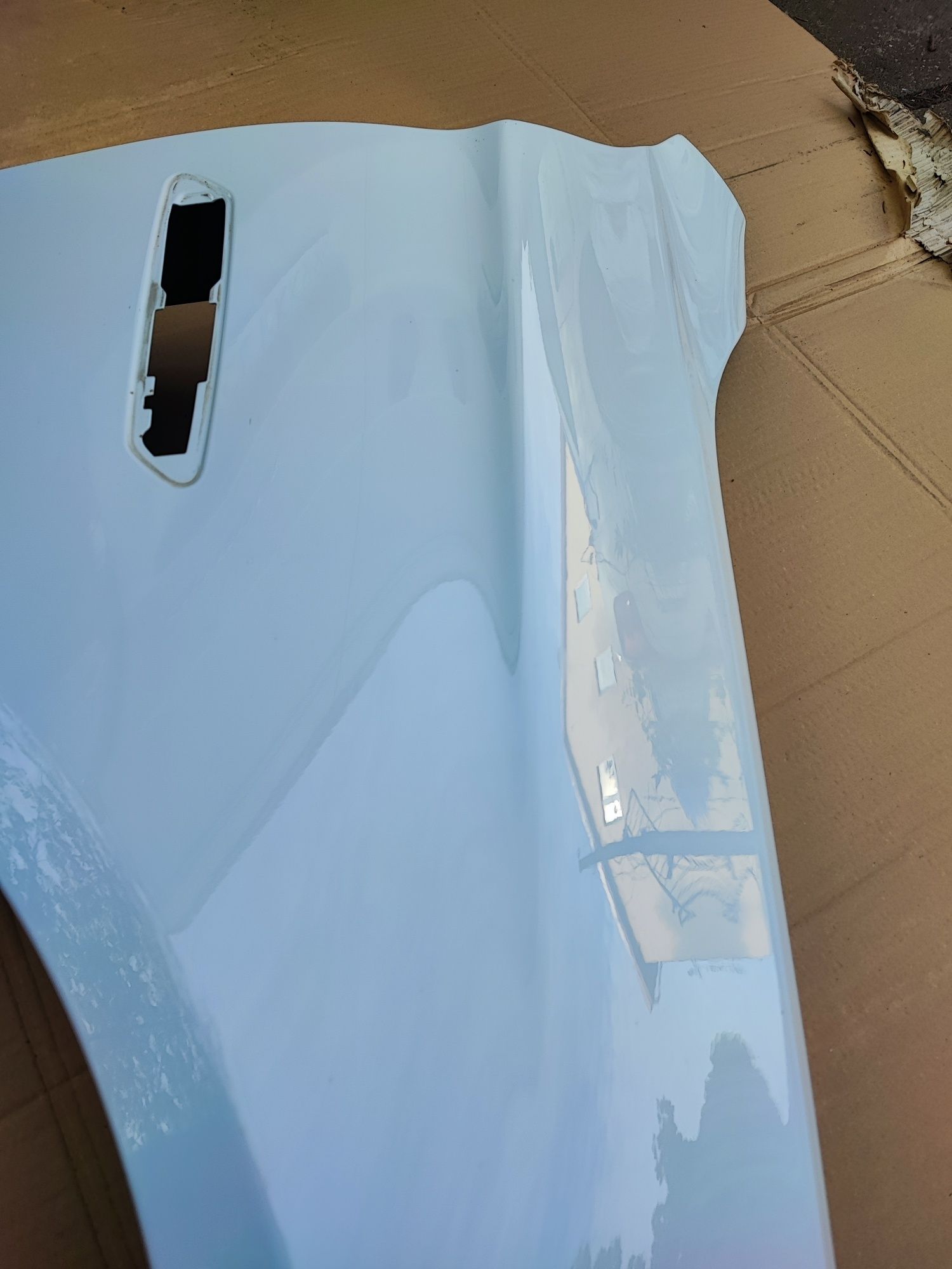 Błotnik przedni prawy BMW F10 F11 pierwszy lakier aluminium