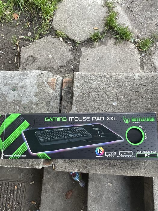 Gamingowa podkladka Battletron XXL RGB