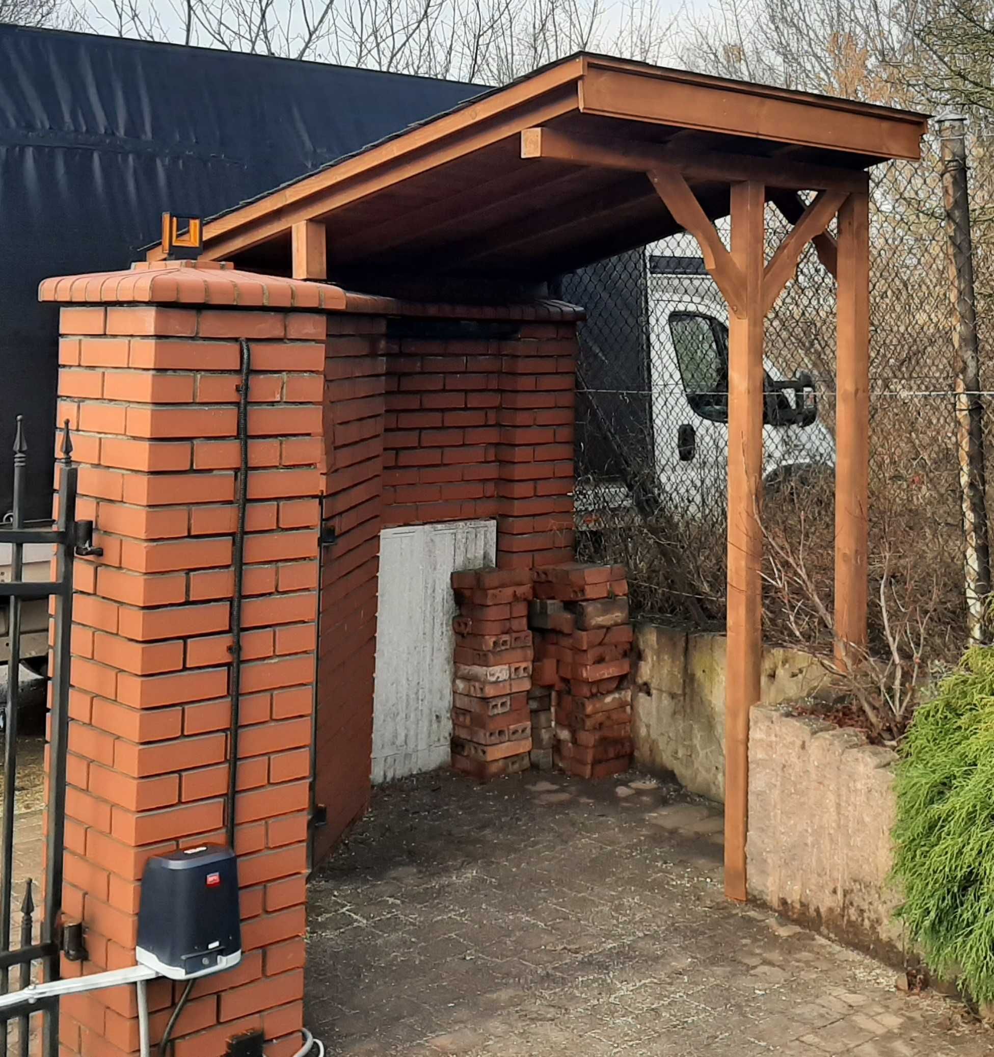 Wiata wolnostojąca na wymiar, garaż, carport. Szybka realizacja