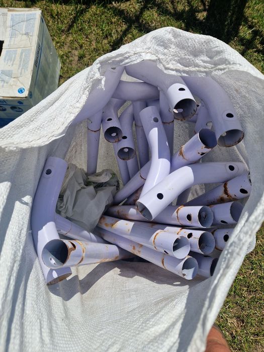 Stelaż basenowy metalowy 305×76