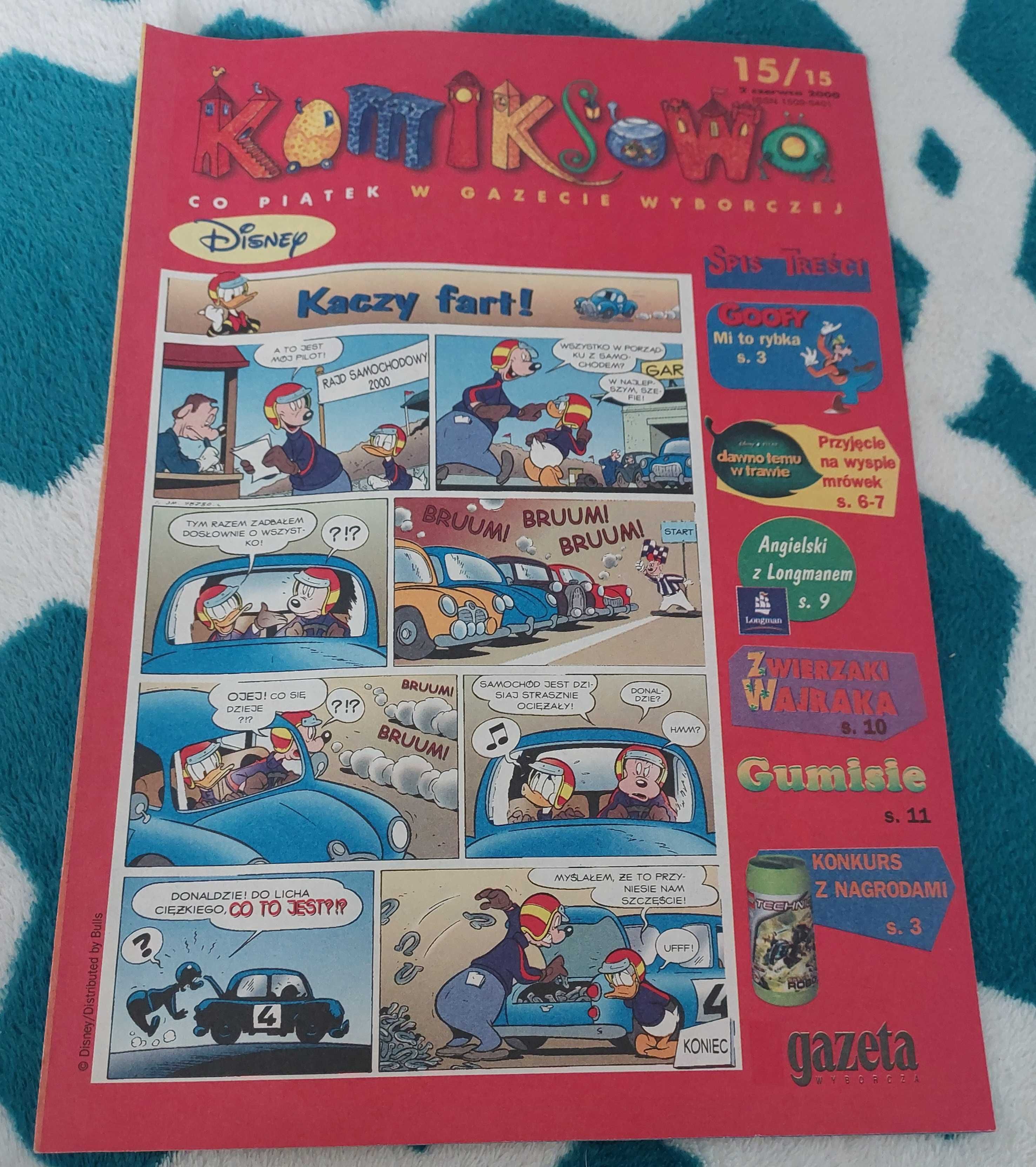 Komiks Kaczor Donald z 2000 roku