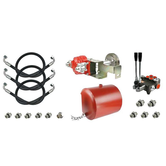 Hydraulika zewnętrzna do Ursusa C-360 z napędem pompy z wału