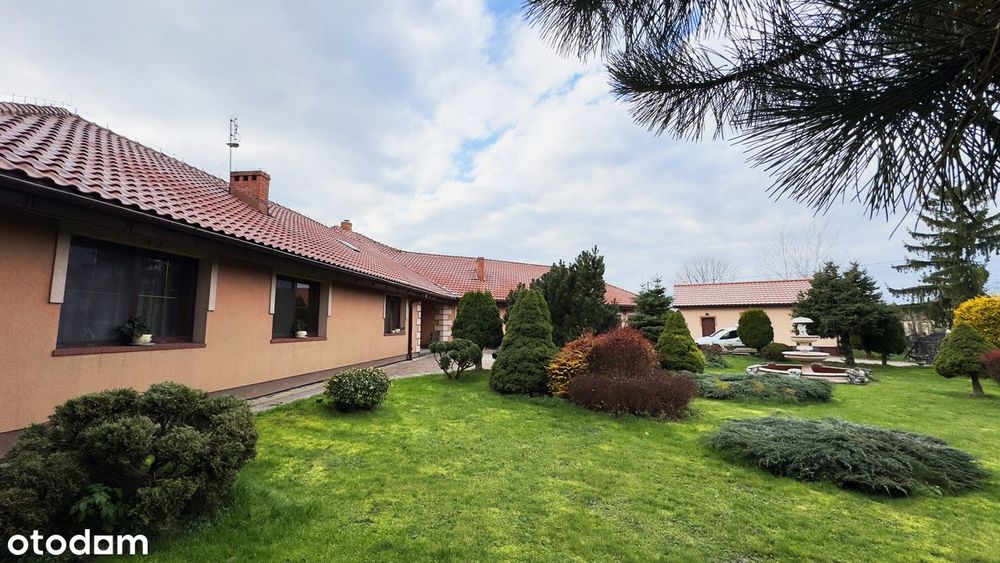 Duży dom 431m2/ 6 pokoi i więcej/ Królewice/działka 1,88HA/ 2garaże