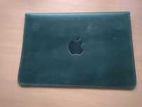 Кожаный зеленый чехол для MACBOOK AIR/PRO 13''