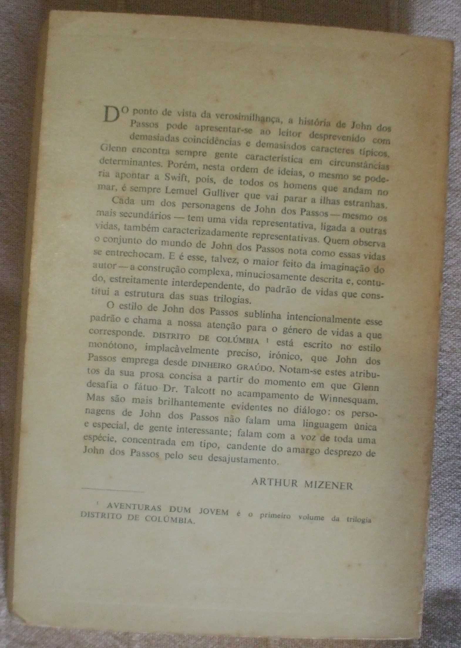 Aventuras dum jovem, John dos Passos