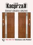Drzwi KACPRZAK 90x200 Drzwi Zewnętrzne Sonata 03 Złoty Dąb
