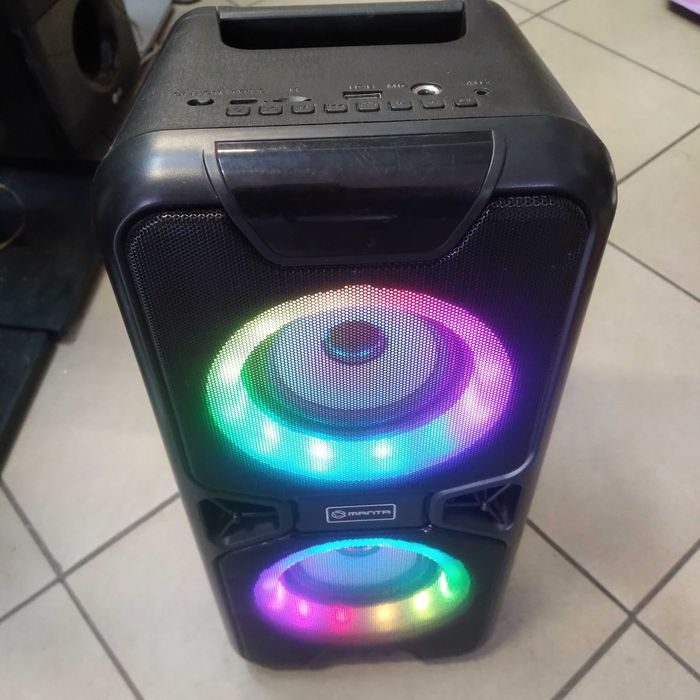 Duży Głośnik Bluetooth Manta z radiem i wejściem USB / Polecam /