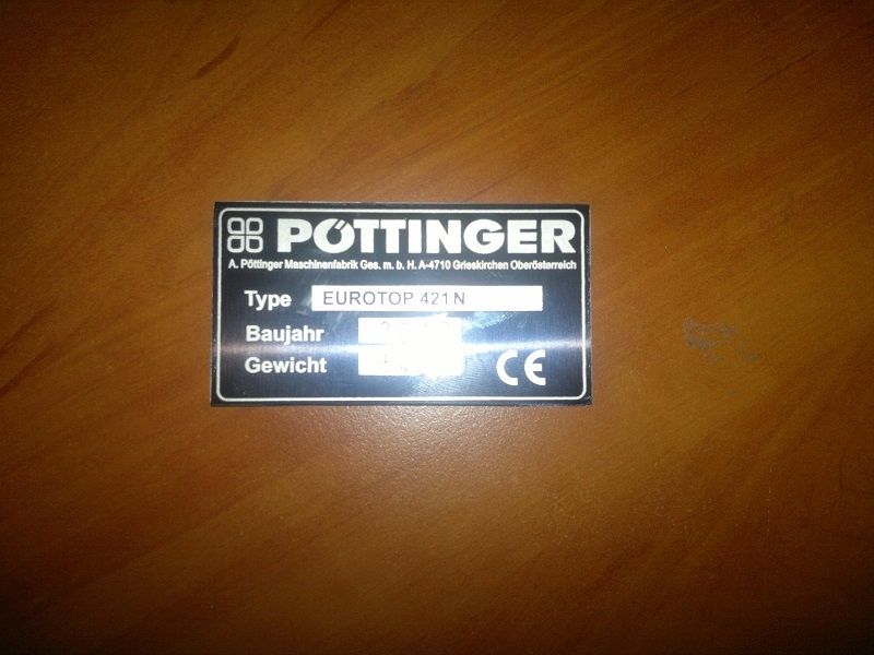 tabliczka znamionowa Linde Case Potniger