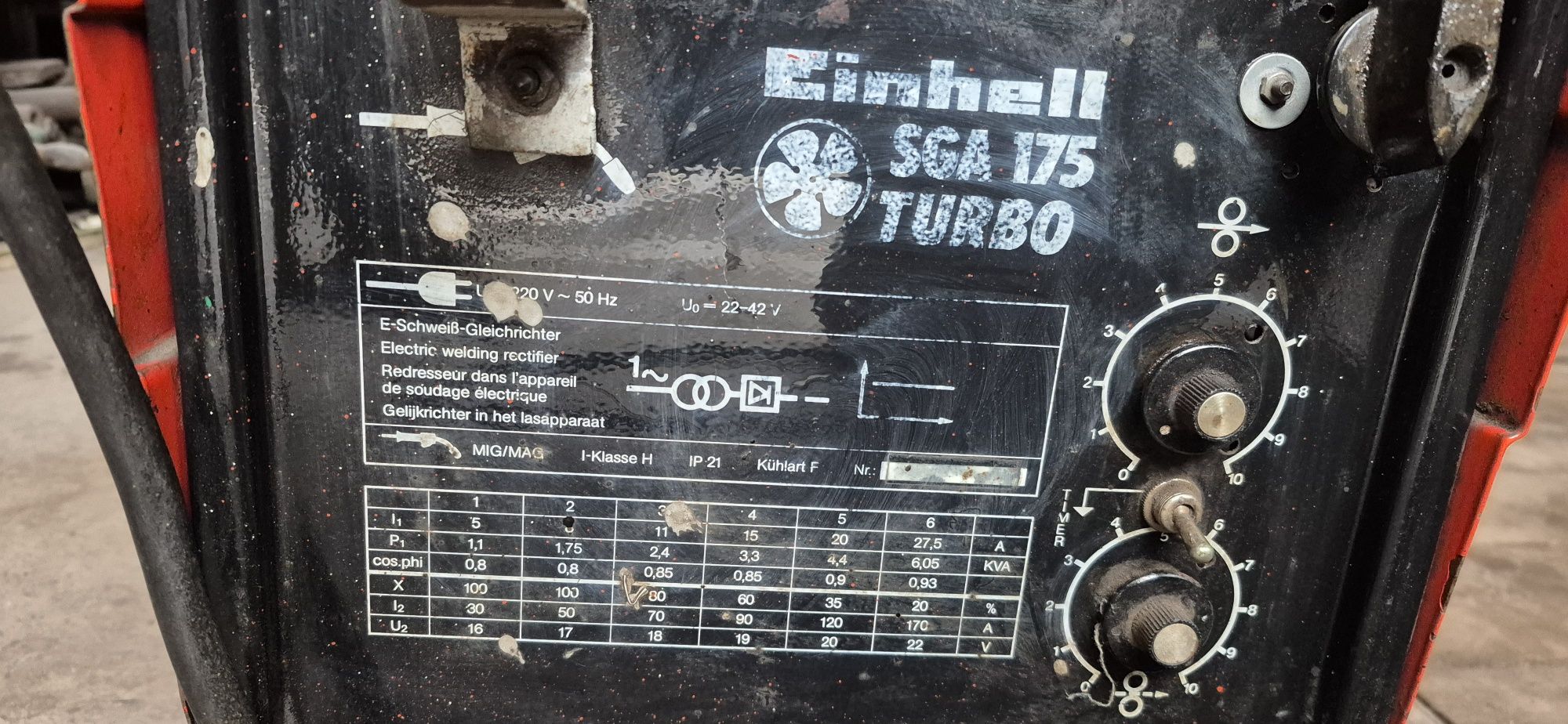 Spawarka einhell TURBO SGA 175