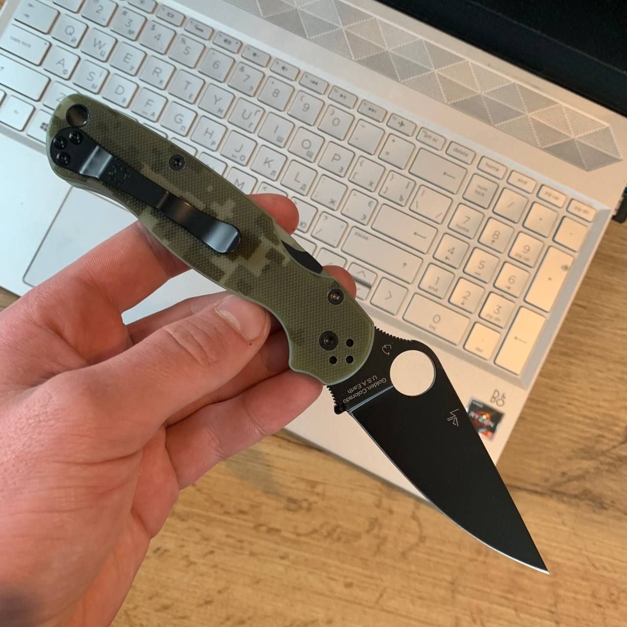 Нож Spyderco Paramilitari 2, ніж складний, Спайдерко