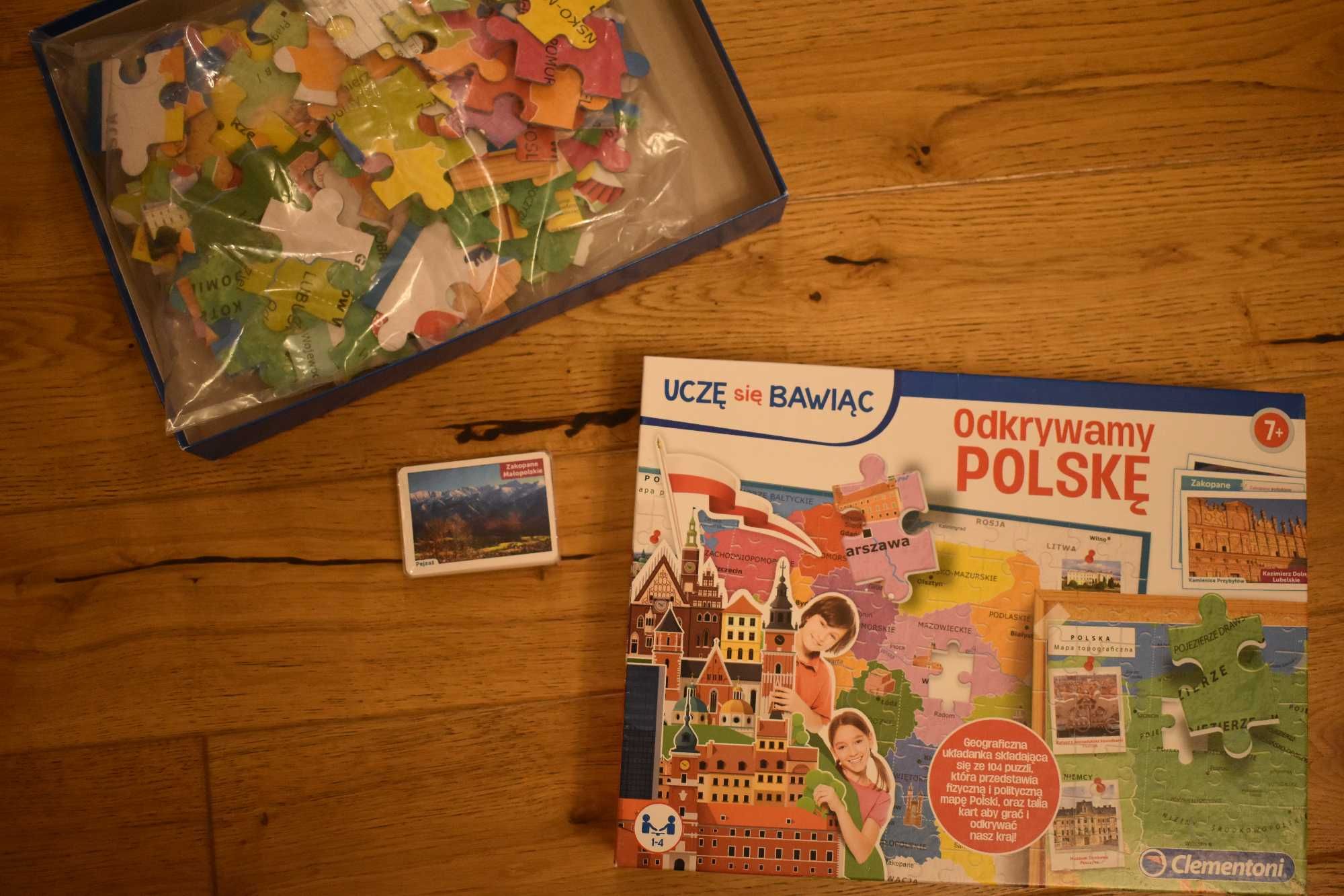 Puzzle Odkrywamy Polskę Clementoni