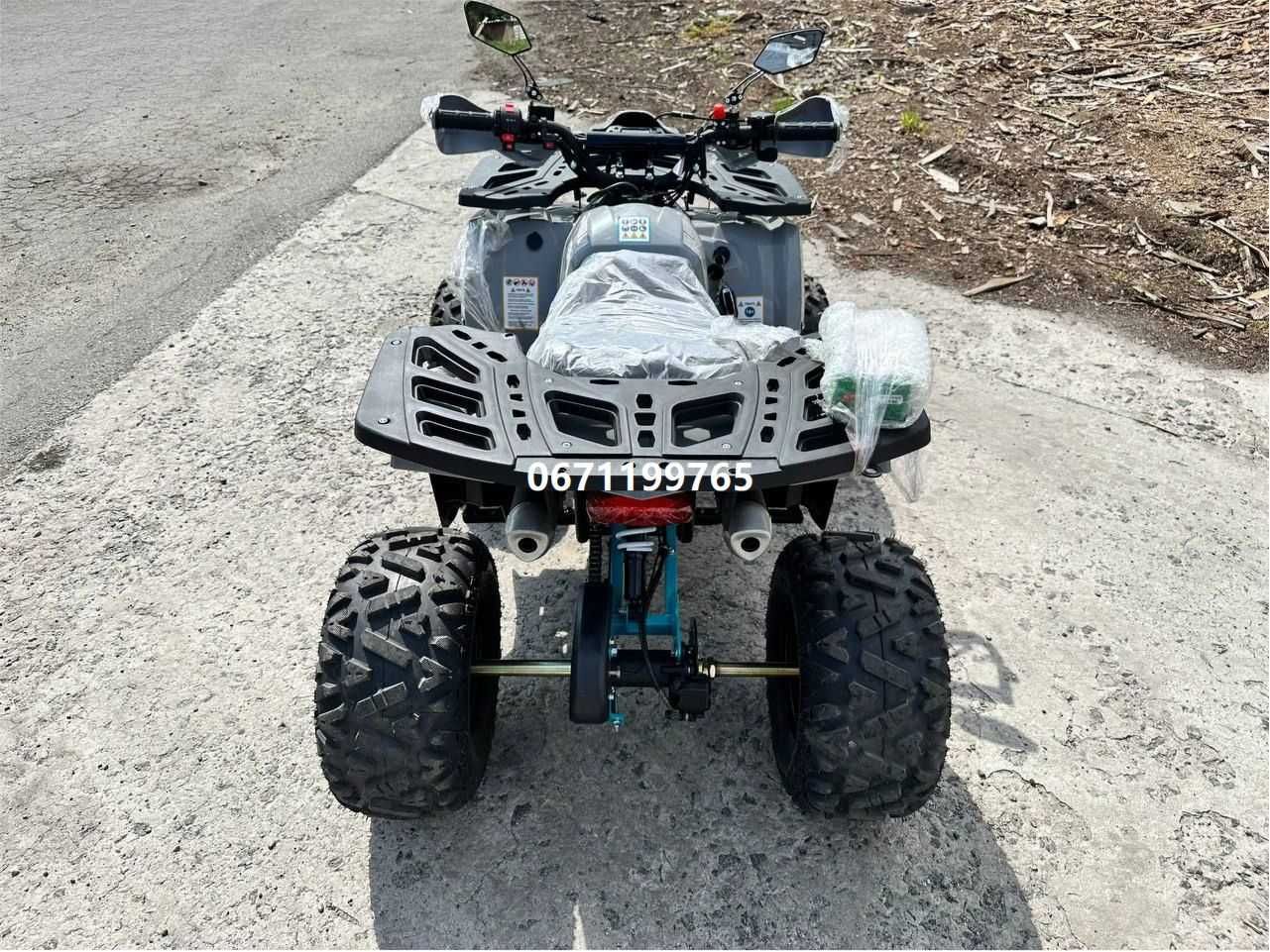 Квадроцикл Spark SP 125-8 (серый) СПАРК безкоштовна доставка під двір