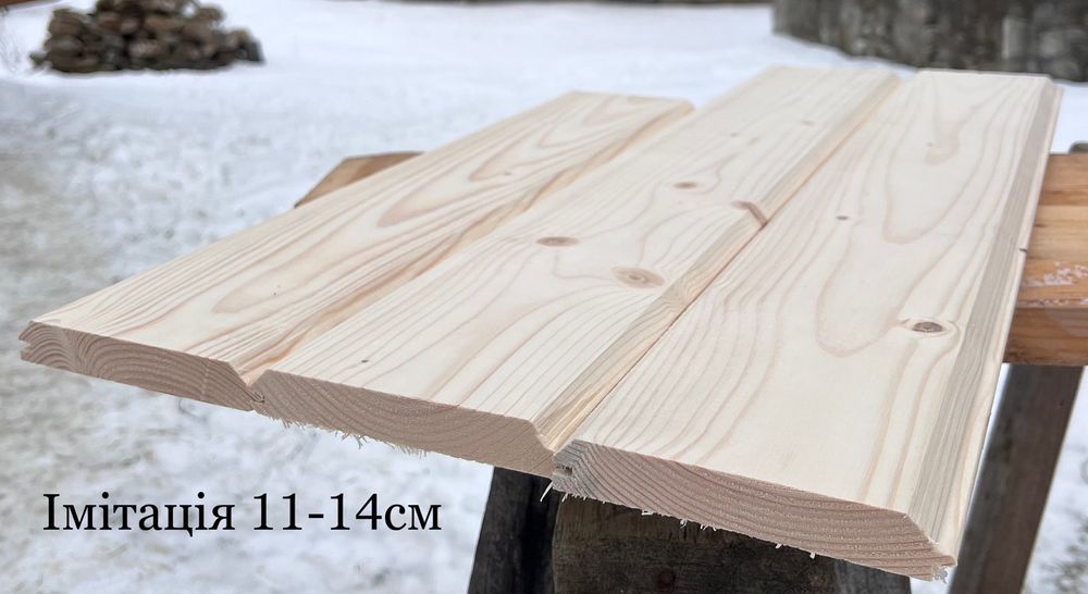 ЕКО Wood "Дерев'яна вагонка, імітація бруса та підлога"