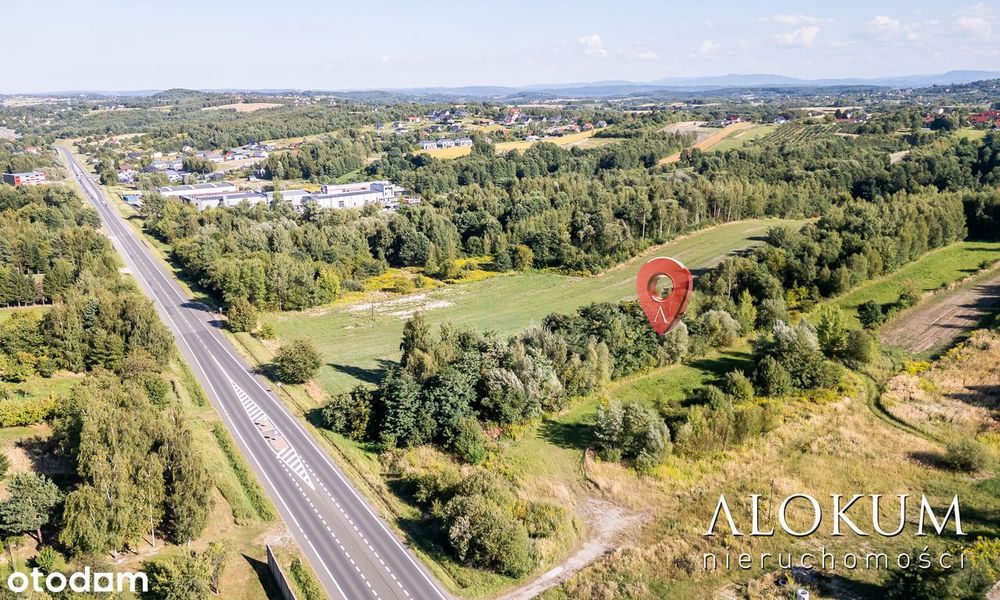 Działka przemysłowo - usługowa Bodzanów, gm. Biskupice.