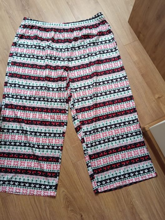 Spodnie od piżamy świąteczne rozmiar 4XL
