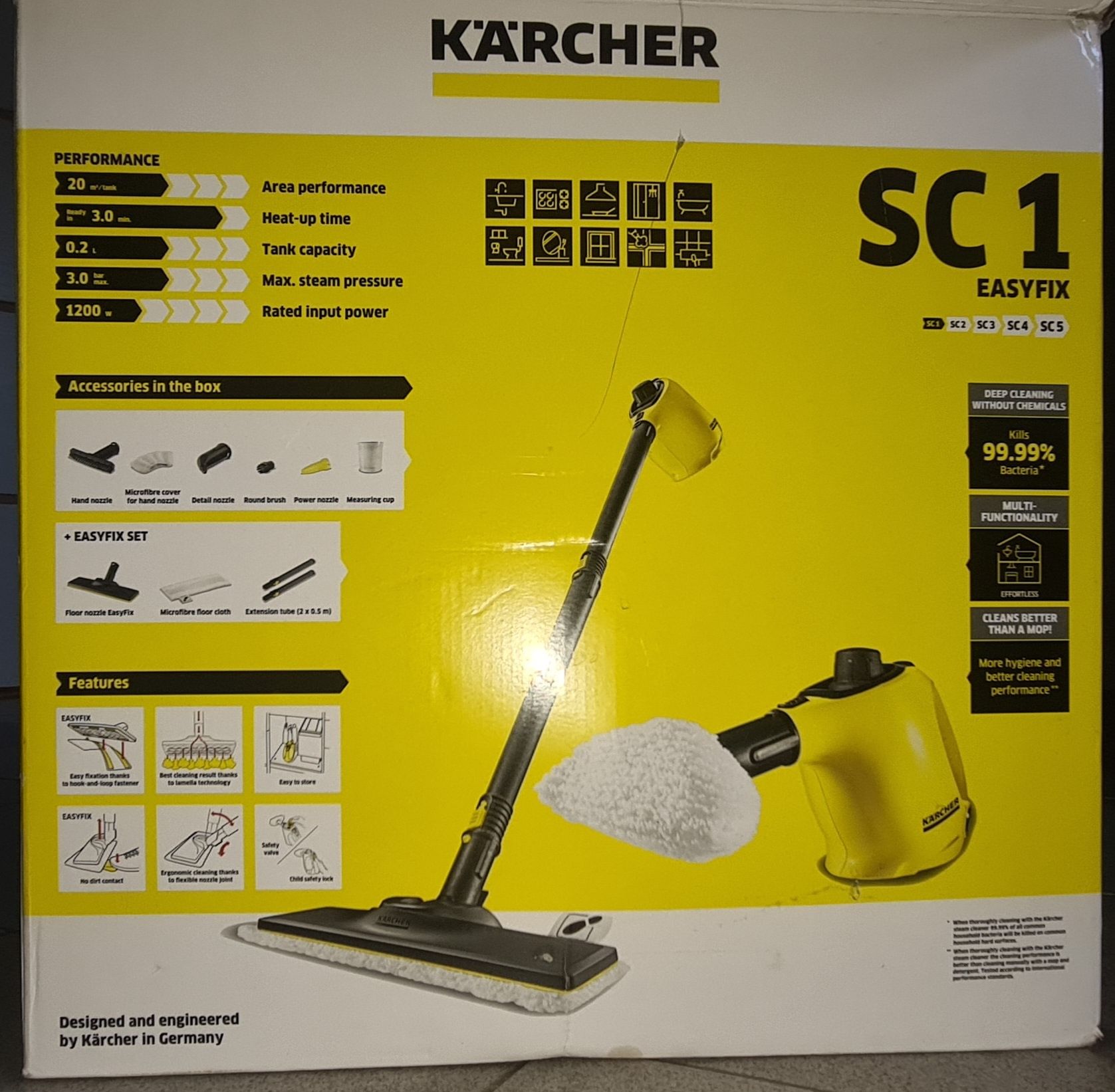 Parownica Karcher SC1 Easyfix