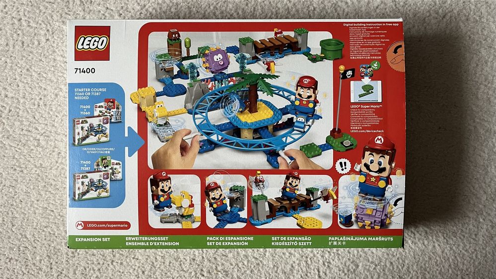 Klocki LEGO Super Mario Duży jeżowiec i zabawa na plaży 71400