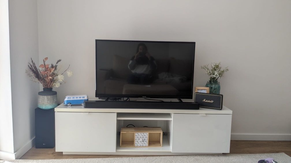 Móvel TV Branco IKEA BYÅS