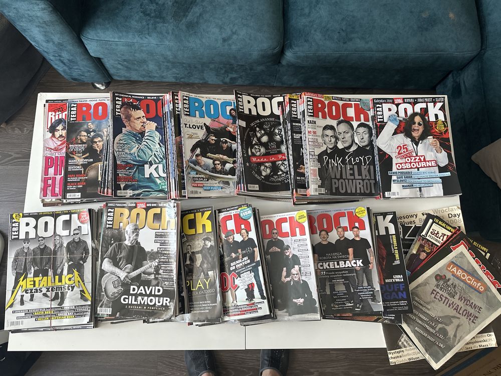 Sprzedam bokolekcję 125 egzemplarzy gazety "Teraz Rock"!