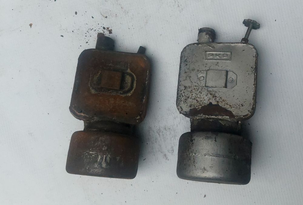 Dwie lampy karbitowe wkłady do łamp