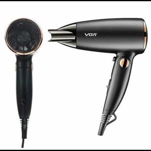 Фен для волос электрический дорожный складной портативный VGR V-439