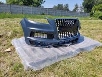 Передній бампер ( в стилі SQ7 )+ DRL на Audi Q7 4L 2005-2015 року