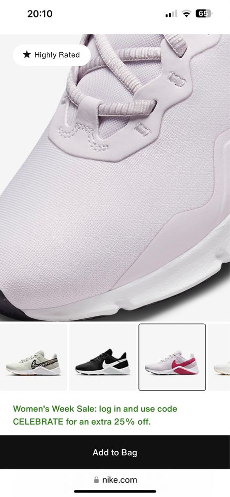 Nike Legend Essential 2 кросівки жіночі 25 см