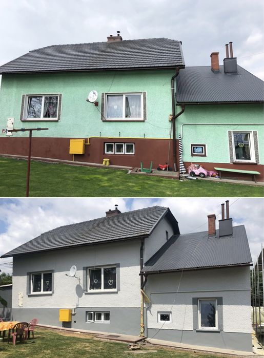 Malowanie dachów, malowanie elewacji, malowanie natryskowe, gwarancja!