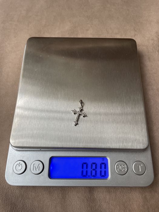 Крест бриллианты gold