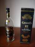 Garrafa antiga Grant's c/ caixa